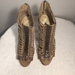 Brian Atwood Snakeskin Platforms